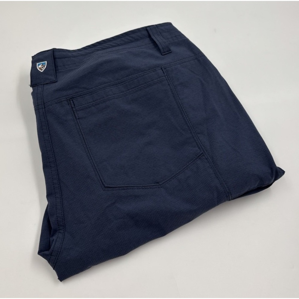 Kuhl Women's 12 Horizn Short Straight Cinch Hem Navy Hiking‎ Pants